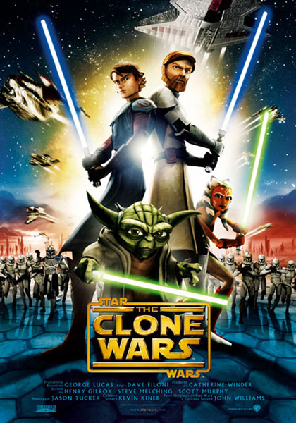 Locandina italiana Star Wars: The Clone Wars