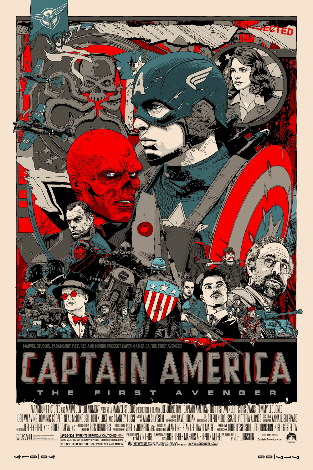 Poster Captain America: Il primo vendicatore