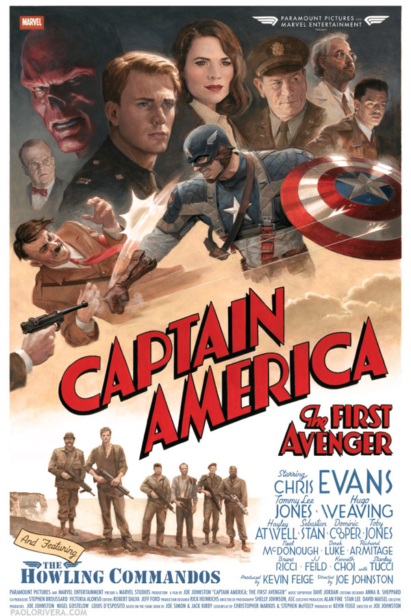 Poster Captain America: Il primo vendicatore