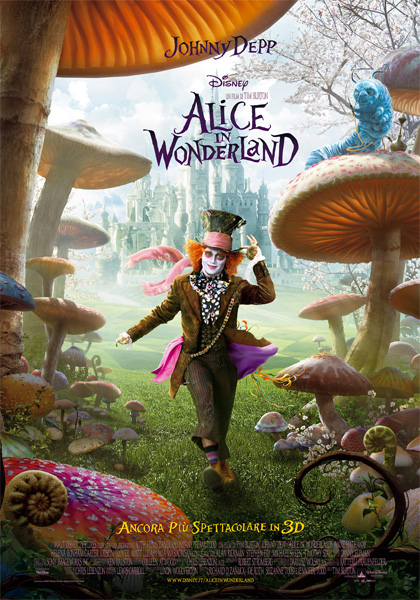 Locandina italiana Alice in Wonderland