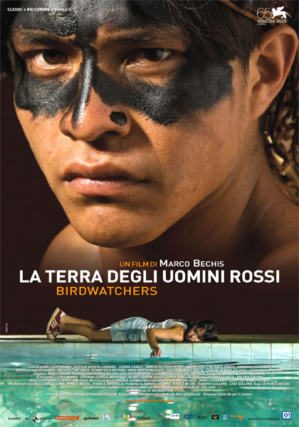 Locandina italiana La terra degli uomini rossi - Birdwatchers