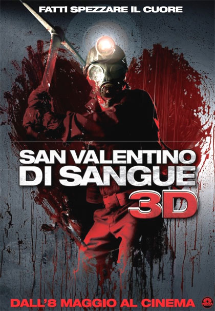 Locandina italiana San Valentino di sangue 3D