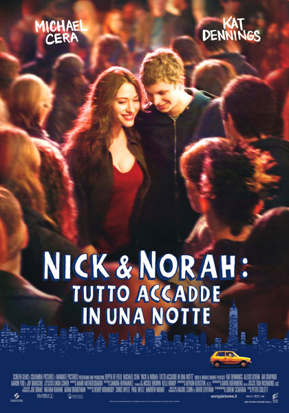 Locandina italiana Nick & Norah: Tutto accadde in una notte