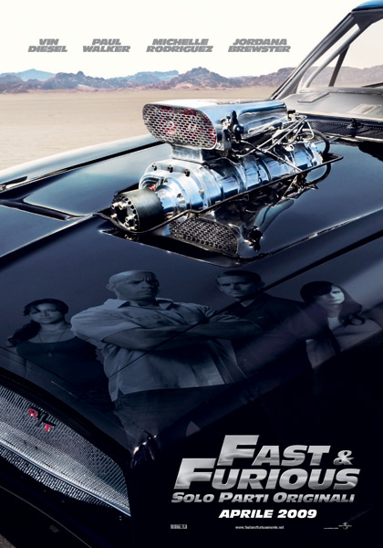 Poster Fast & Furious - Solo parti originali