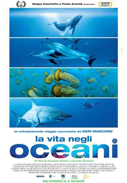 Locandina italiana La vita negli oceani