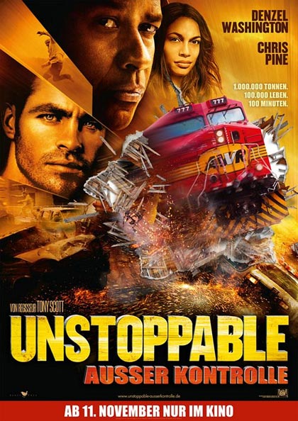 Poster Unstoppable - Fuori Controllo