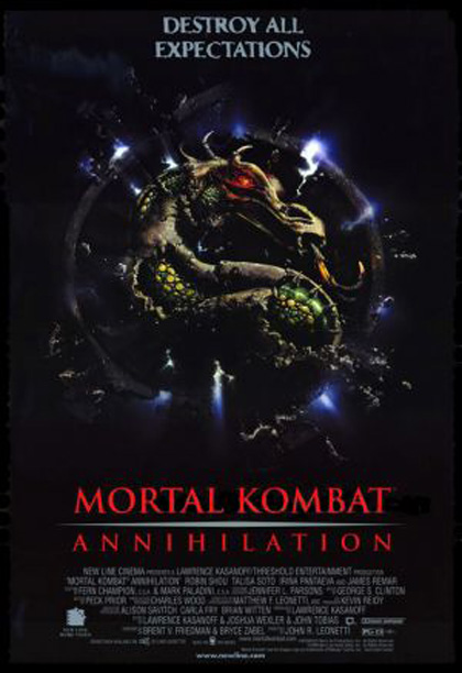 Locandina italiana Mortal Kombat - Distruzione totale