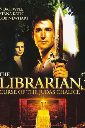 Locandina italiana Librarian 3 - La maledizione del Calice di Giuda