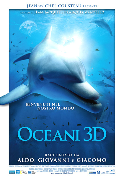 Locandina italiana Oceani 3D