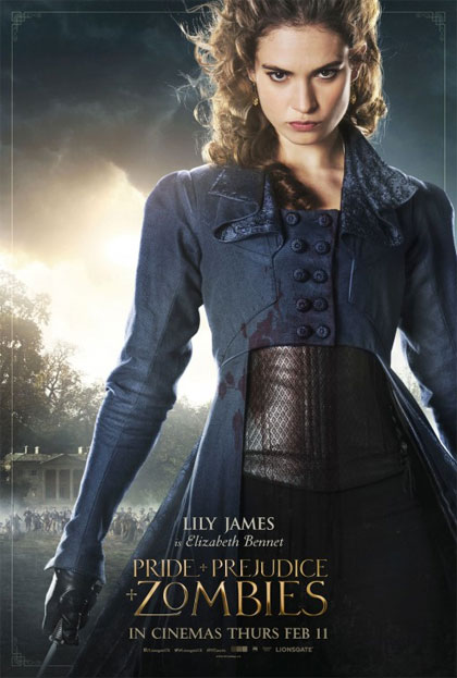Poster Ppz - Pride and Prejudice and Zombies