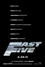 Poster Fast & Furious 5  n. 1