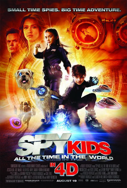 Locandina italiana Spy Kids 4: All the Time in the World