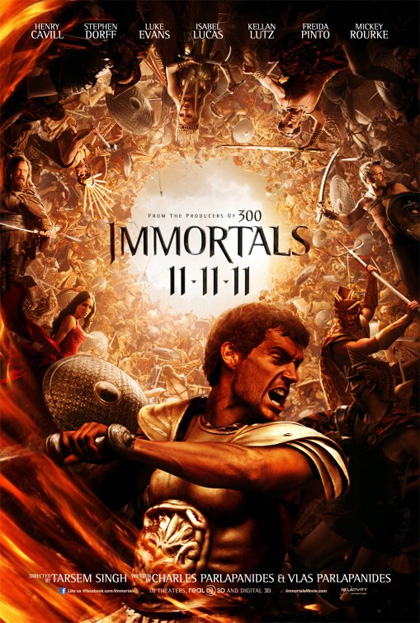 Poster Immortals 3D