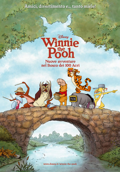 Locandina italiana Winnie the Pooh - Nuove avventure nel bosco dei 100 acri