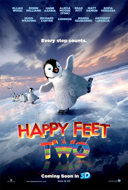 Poster Happy Feet 2 in 3D