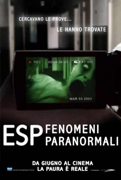 Poster ESP - Fenomeni paranormali