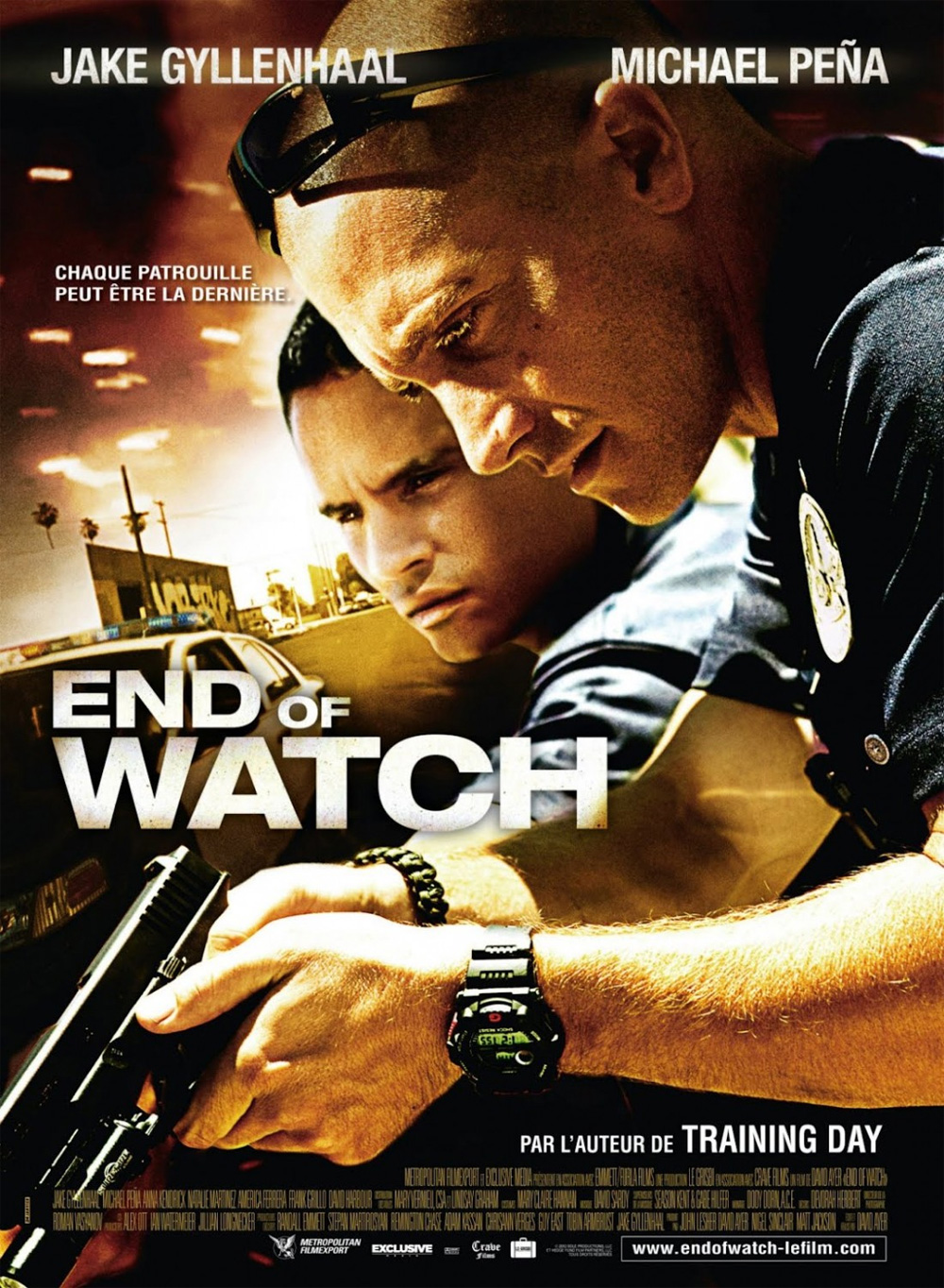 Poster End of Watch - Tolleranza Zero