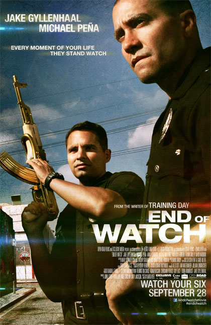 Poster End of Watch - Tolleranza Zero