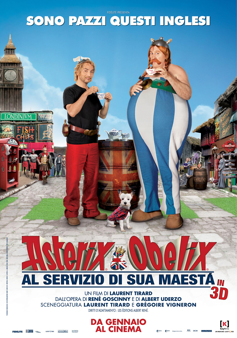 Poster Asterix e Obelix al servizio di sua Maest