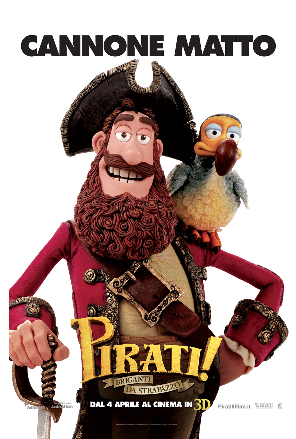 Poster Pirati! Briganti da strapazzo 3D