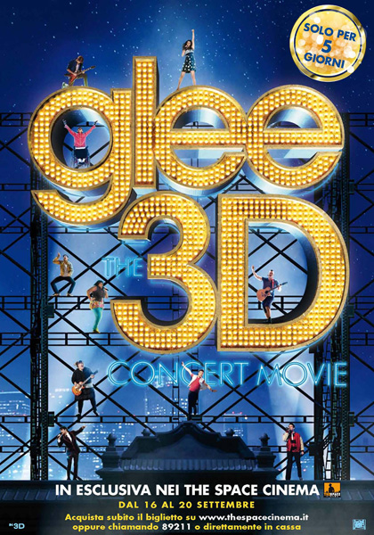 Locandina italiana Glee 3D Concert Movie