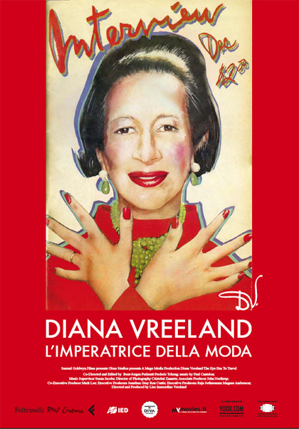 Locandina italiana Diana Vreeland: L'imperatrice della moda