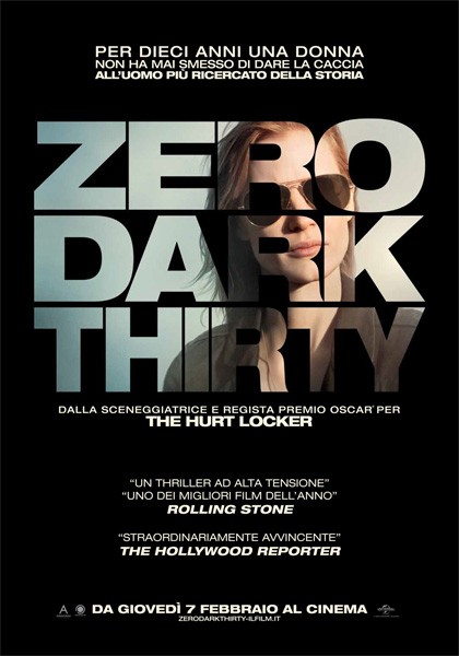 Locandina italiana Zero Dark Thirty