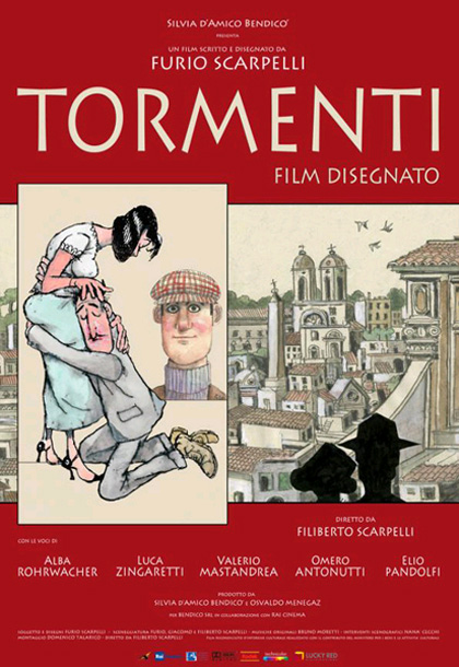 Locandina italiana Tormenti - Film disegnato