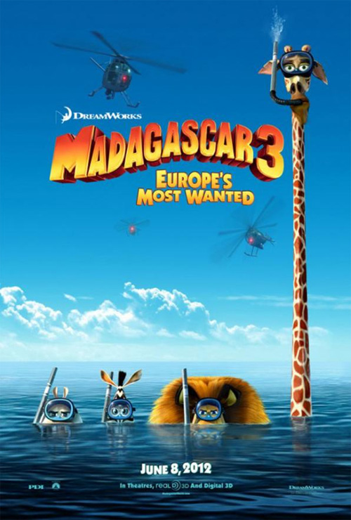 Poster Madagascar 3: Ricercati in Europa