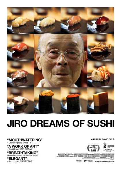 Poster Jiro e l'arte del sushi