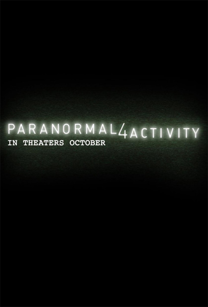 Poster Paranormal Activity 4