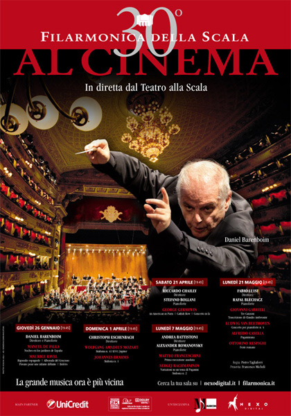 Locandina italiana La Filarmonica della Scala: Christoph Eschenbach