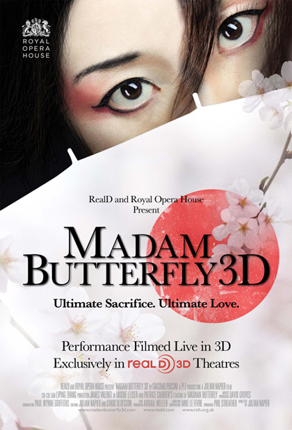Locandina italiana Madam Butterfly 3D