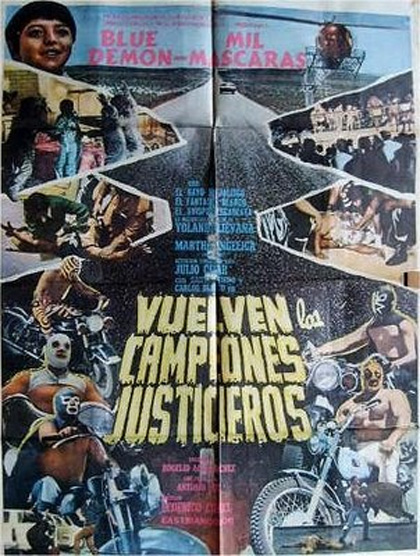 Locandina italiana Vuelven Los Campeones Justicieros