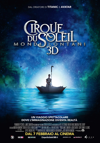 Locandina italiana Cirque du Soleil 3D: Mondi lontani