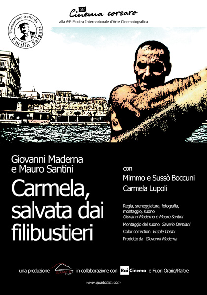 Locandina italiana Carmela, salvata dai filibustieri