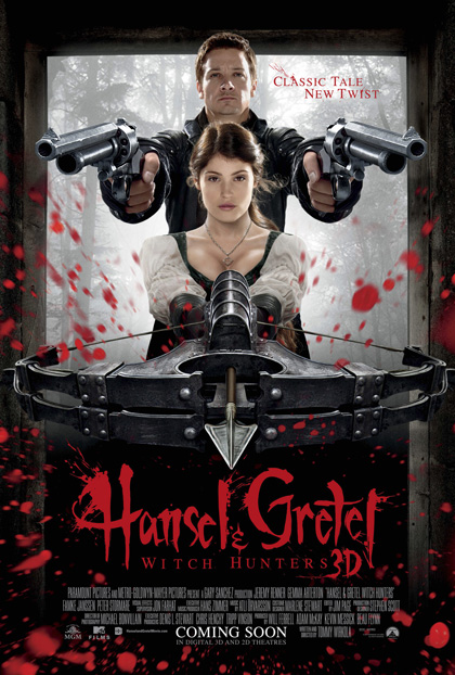 Poster Hansel & Gretel - Cacciatori di streghe