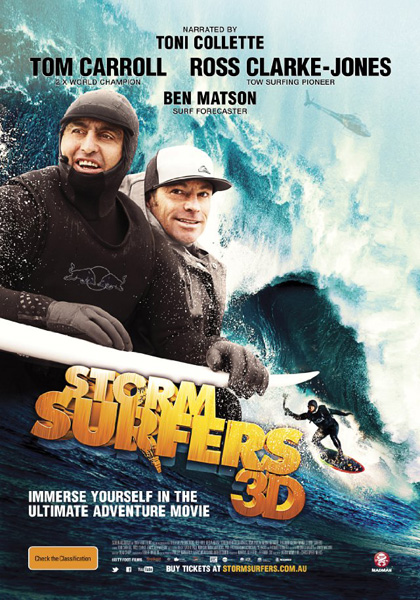 Locandina italiana Storm Surfers 3D