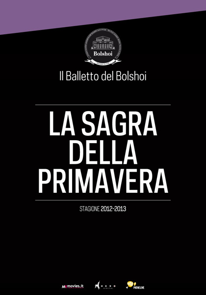Locandina italiana Il balletto del Bolshoi: La sagra della primavera