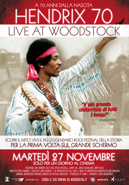 Locandina italiana Jimi Hendrix: Live At Woodstock