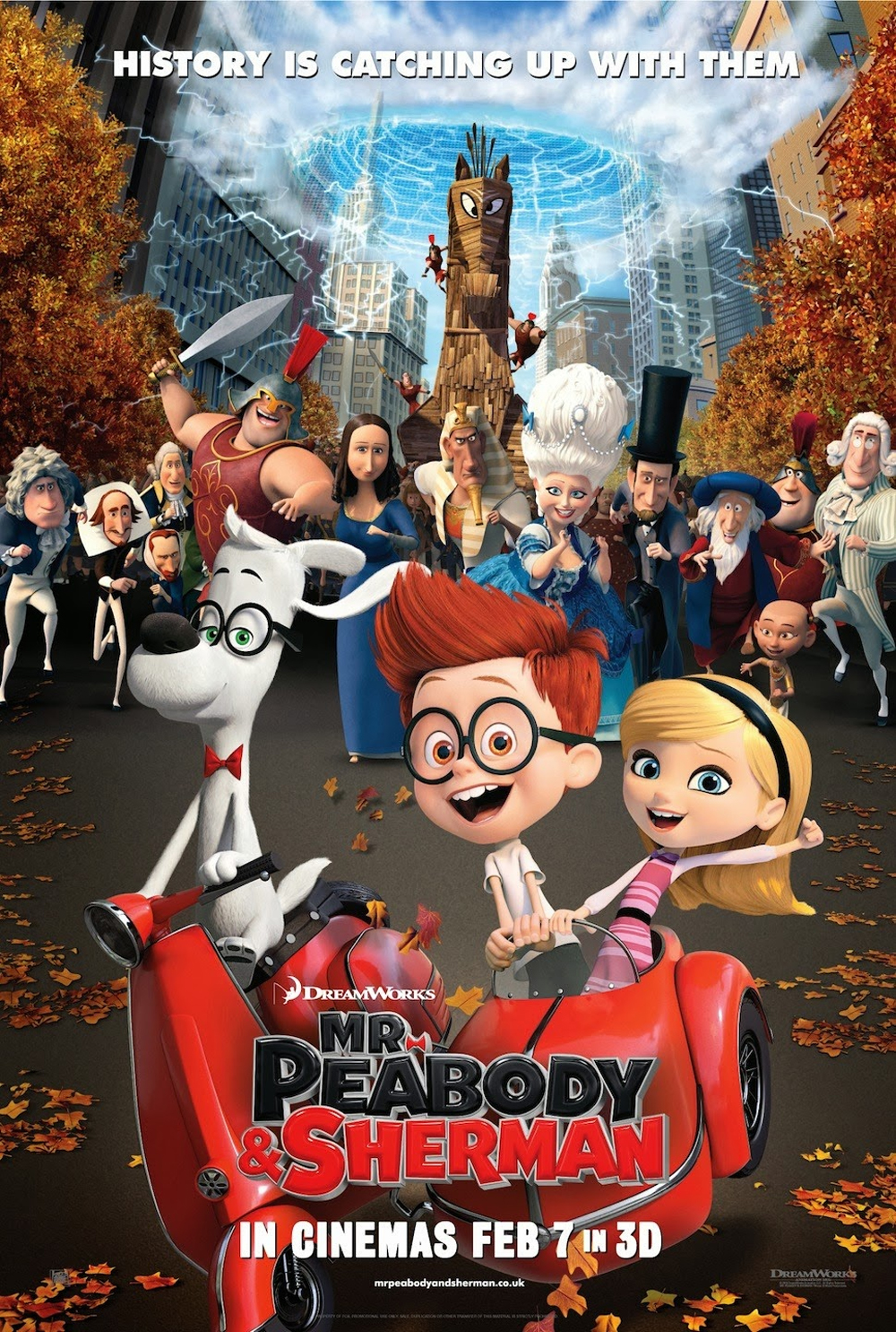 Poster Mr. Peabody e Sherman