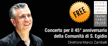 Dal Teatro Carlo Felice di Genova: Concerto di Marco Zambelli