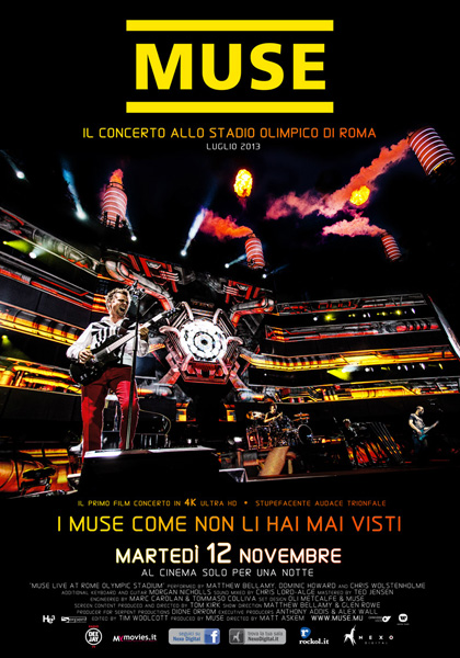 Locandina italiana Muse - Live At Rome Olympic Stadium