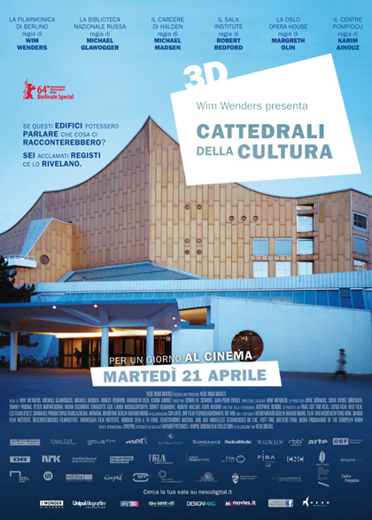 Locandina italiana Cattedrali della cultura 3D