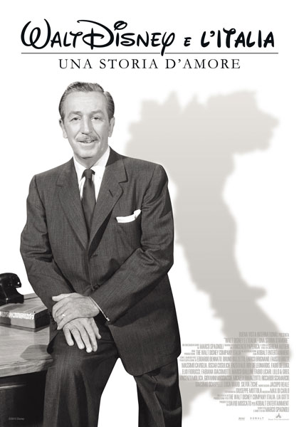 Locandina italiana Walt Disney e l'Italia - Una storia d'amore
