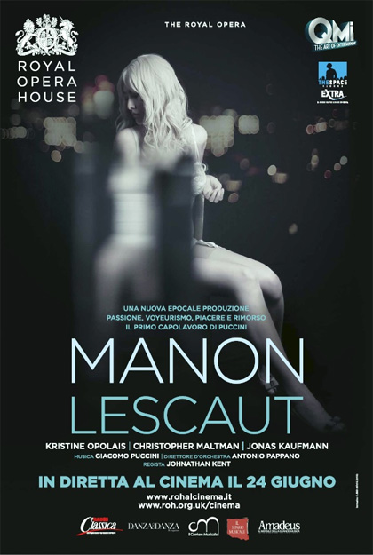 Locandina italiana Royal Opera House: Manon Lescaut