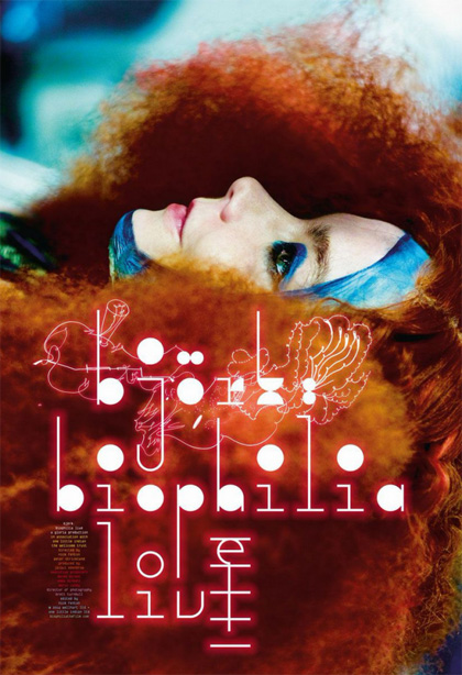 Locandina italiana Bjrk: Biophilia Live