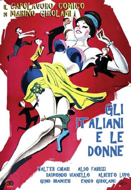 Locandina italiana Gli italiani e le donne