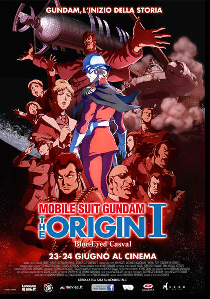 Locandina italiana Mobile Suit Gundam - The Origin I