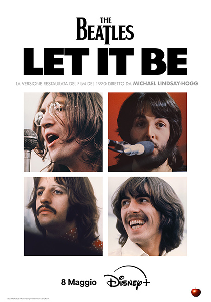 Locandina italiana Let It Be - Un giorno con i Beatles